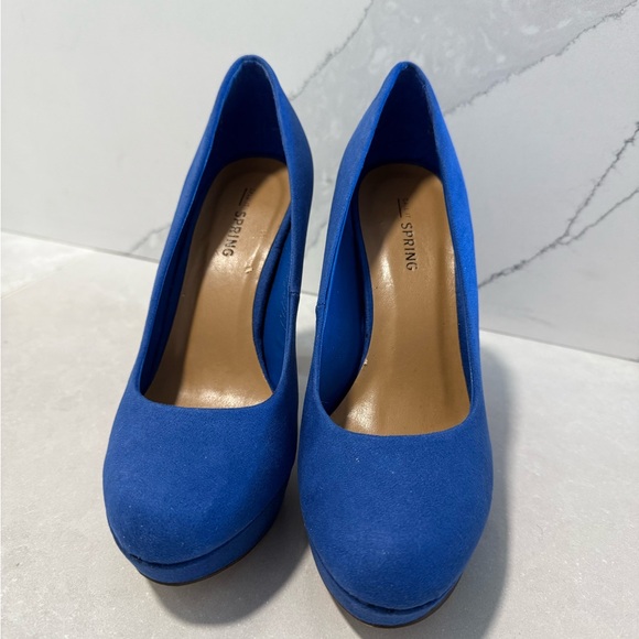 Call it Spring - Blue Pumps - Picture 1 of 5